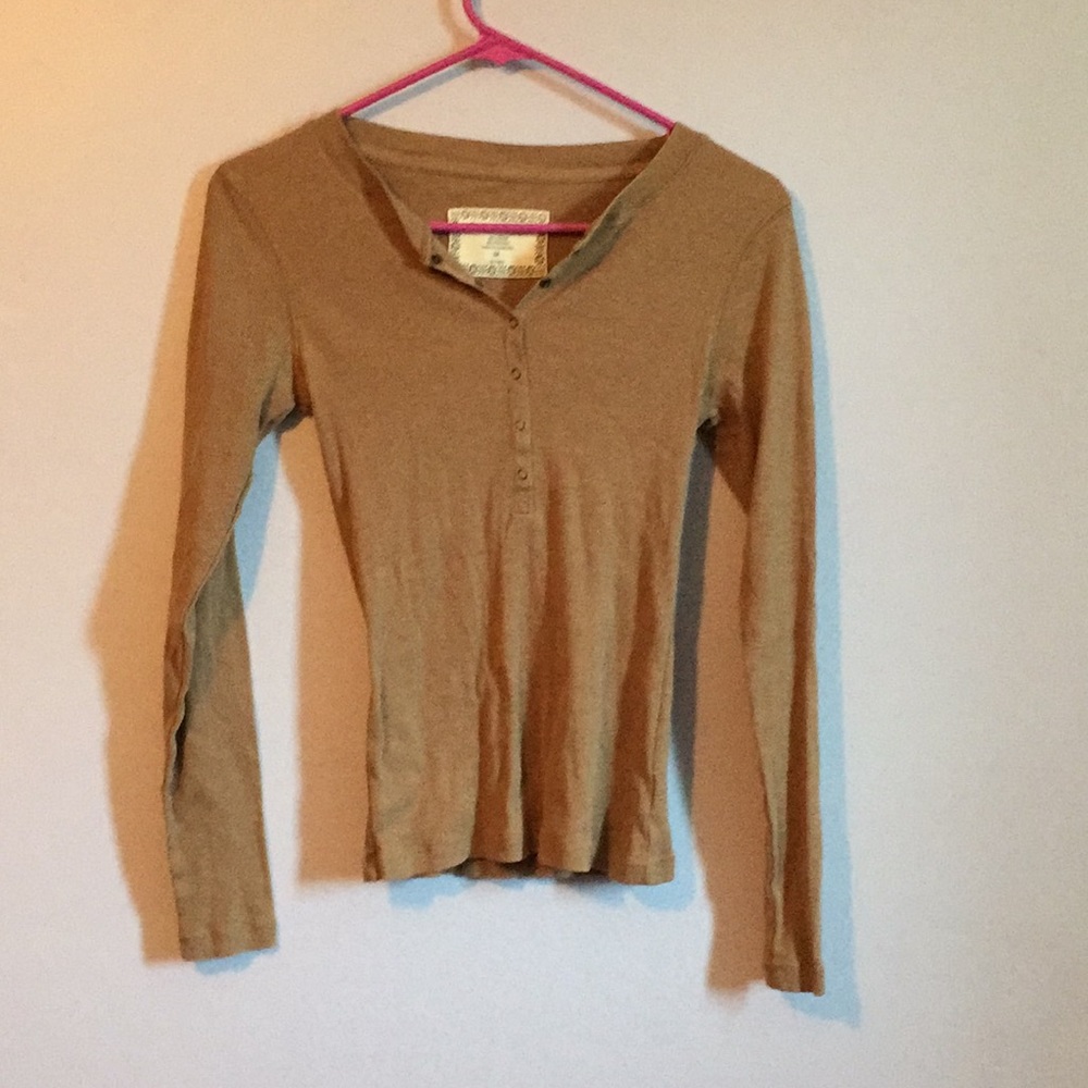 Derek Heart Brown Long Sleeve size M